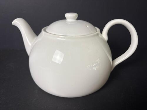 Threshold White Porcelain Teapot