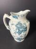Blue Floral Transferware Pitcher by Winkle & Co - 4