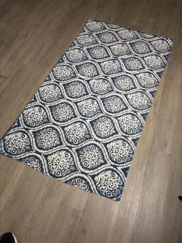 Rae Printed Bristol Braided Scatter Rug 3x5