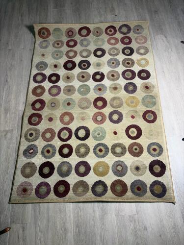 Sphinx Generations Contemporary Area Rug Multicolor Circles 4x60
