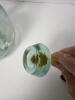 Blown Glass Bug Catcher Jar With Leaf Finial Lid, Pontil Mark - 6