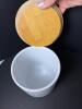 Nespresso Glass Canisters, Bowls, and Cups with Bamboo Lids - 11