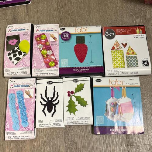 Sizzix and Fabi Shape-Cutting Dies Assortment