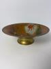 Art Nouveau-Style Decorative Brass Pedestal Bowl