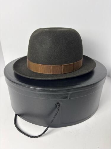 Optimo Felt Fedora Hat with Original Hat Box