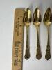 Gold-Tone Ornate Floral Spoons in Baroque-Style - 4