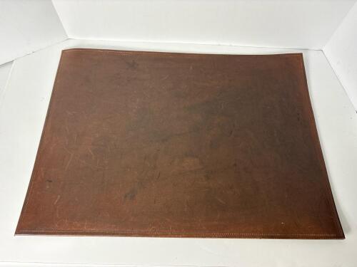 Brown Leather Desk Pad or Writing Mat