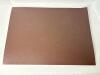 Brown Leather Desk Pad or Writing Mat - 4