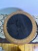 Handwoven Baskets with Wood Bases and Swing Handles - 10