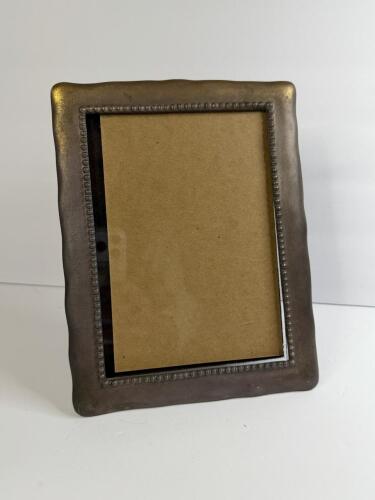 Handcrafted Beaded Edge Brass Picture Frame
