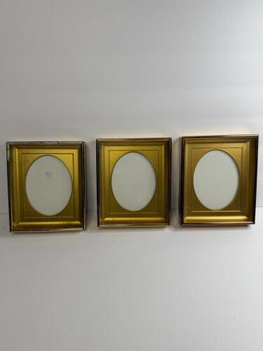 Gold-Tone Metal Picture Frames