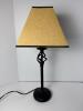 Iron Table Lamp with Square Shade