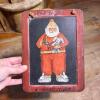 Hand-Painted Santa Wall Plaque