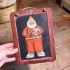 Hand-Painted Santa Wall Plaque - 4