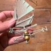 Copper Mermaid Sloop Weathervane Ornament - 4