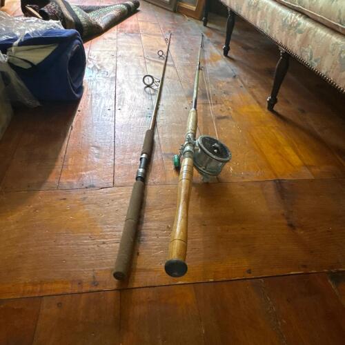 Vintage Plyflex and Berkley Fishing Rods with Penn Reel