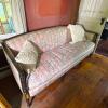 Hickory Chair Floral Upholstered Wood-Framed Sofa with Two Accent Pillows - 2