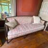 Hickory Chair Floral Upholstered Wood-Framed Sofa with Two Accent Pillows - 3