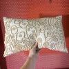 Hickory Chair Floral Upholstered Wood-Framed Sofa with Two Accent Pillows - 4