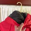 L.L.Bean Women's Red Hooded Fleece-Lined Jacket - Size Medium - 3