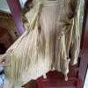 Beige Cable Knit Belted Cardigan with Faux Fur Collar - 6
