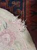 Pair of Oval Floral Hooked Rugs, Pastel and Beige - 12
