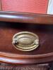 Bombay Company Mahogany-Finish Demilune Console Table - 7