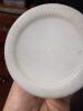 Milk Glass Vases with Ribbed Base, Set of Four - 6
