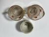 Sterling China Child's Sugar Bowl with Glass Creamer and Sugar - 3