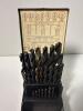 Metal Drill Bit Index Set in Rusted Case - 2