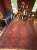 Large Handwoven Wool Rug in the Bokhara-Style - 2