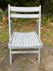Gray Wooden Folding Chair in the Mid-Century Modern Style - 2