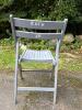 Gray Wooden Folding Chair in the Mid-Century Modern Style - 3