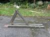 Antique Wooden Wagon Wheel Jack &ndash; J.D.S. &ldquo;Pingree&rdquo; - 2