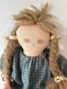 Handmade Rag Doll in Prairie-Style Dress - 2