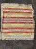 Floral Velvet Medallion Square Fringe Throw - 8