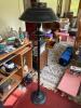 Black Metal Floor Lamp in Traditional Style