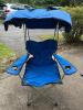 Folding Camp Chair with Canopy and Carry Bag - 2