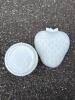 White Milk Glass Decorative Bowls - 3