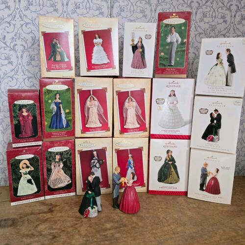 Hallmark Keepsake Gone With the Wind Scarlett O'Hara Ornaments