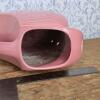 Fiesta Pink Disc Pitcher Art Deco-Style Ceramic Water Jug - 3