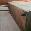 Wood Storage Chest with Hinged Lid and Metal Handles - 3
