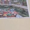 Framed Dartmouth Harbor Print in Contemporary Style 10"x15 - 2