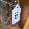 Etched Glass Bottles With Stoppers, Fern Motif - 3