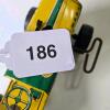 Marx Tin Wind-Up Tractor, Yellow and Green Litho - 5