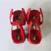 Gabriel Adjustable Children's Roller Skates Red Plastic Strap-On - 2