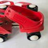 Gabriel Adjustable Children's Roller Skates Red Plastic Strap-On - 4