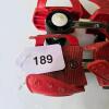 Gabriel Adjustable Children's Roller Skates Red Plastic Strap-On - 5