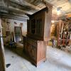 Temple-Stuart Early American Hutch China Cabinet in Pioneer Treasury Style