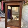 Rustic Wooden Side Table - 3